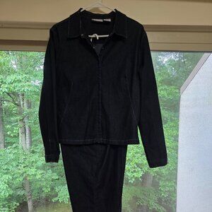 Kathy Ireland Soft Denim Cotton Suit